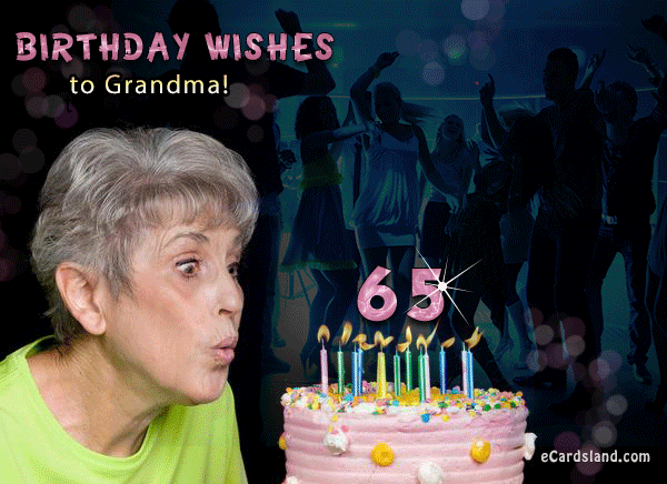 Happy 65th Birthday to Grandma