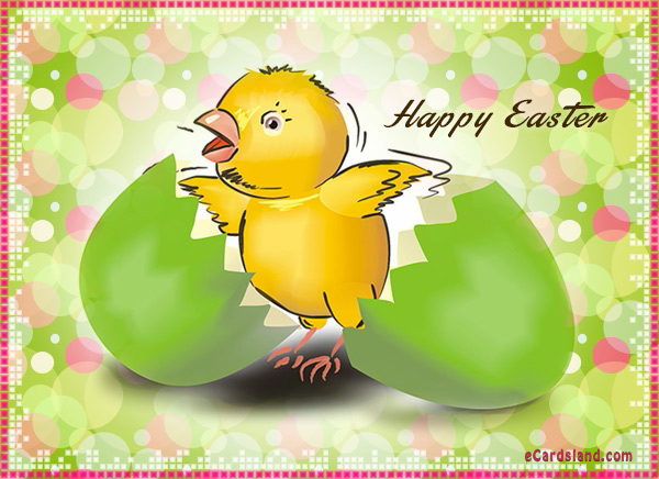 Easter Chick eCard