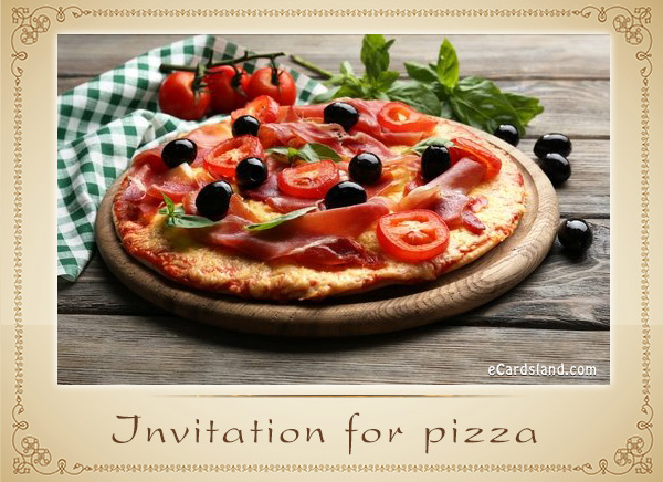 Invitation for Pizza