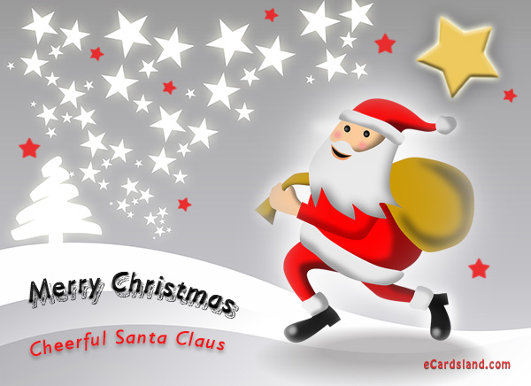 Cheerful Santa Claus