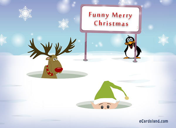 Funny Merry Christmas - eCards Free , Greeting eCards Free