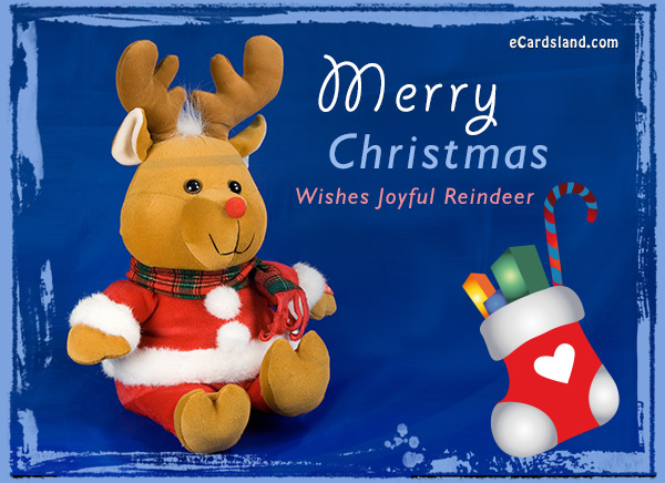 Wishes Joyful Reindeer