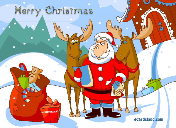 e-Card from Santa Claus