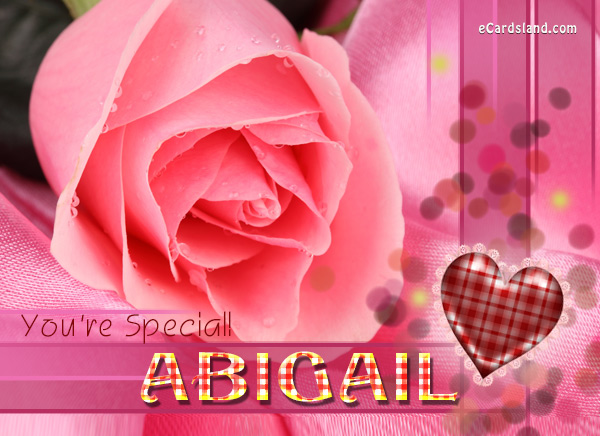 You're Special Abigail
