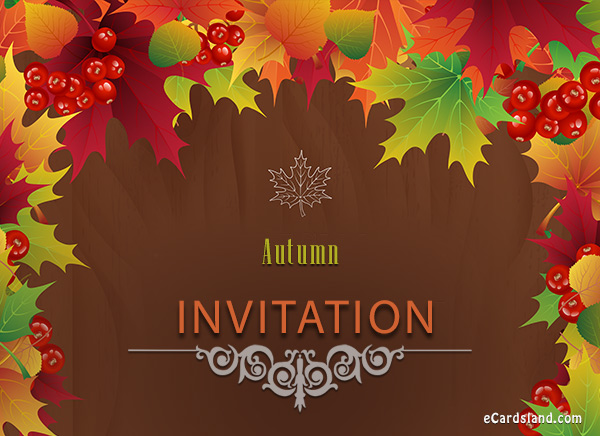 Autumn Invitation