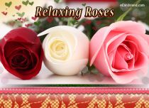 eCards Flowers Relaxing Roses, Relaxing Roses