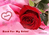 Free eCards, Flower card - Roses For My Babe