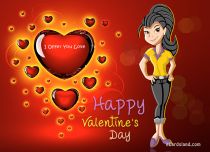 eCards Valentine's Day  I Offer You Love, I Offer You Love