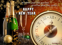 Free eCards, New Year greeting cards - Another Year Has Passed