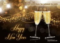 Free eCards - Gold New Year