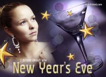 Free eCards, E cards New Year - I Dream about You