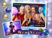 eCards New Year Let's Celebrate New Year, Let's Celebrate New Year