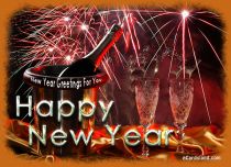 eCards New Year New Year Greetings For You, New Year Greetings For You
