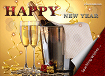 Free eCards, New Year greetings ecards - Sparkling Wishes