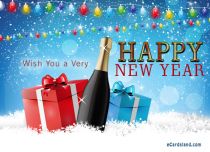 eCards New Year Wish You, Wish You