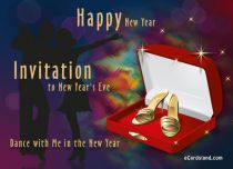 eCards New Year Invitation to New Year's Eve, Invitation to New Year's Eve