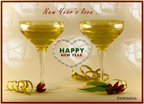 eCards New Year New Year's Love, New Year's Love
