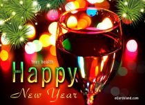 Free eCards, Happy New Year e-cards - Your Health