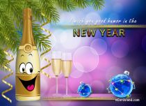 Free eCards, Happy New Year e-cards - I Wish You Good Humor
