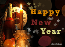 eCards  New Year Card with Best Wishes