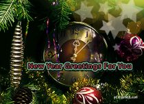 Free eCards - New Year Greetings For You