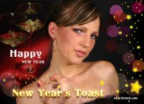 Free eCards, Happy New Year cards - New Year's Toast