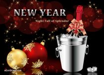 Free eCards, New Year cards messages - Night Full of Splendor