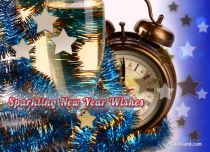 Free eCards, Free Celebrations eCards - Sparkling New Year Wishes