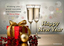 eCards New Year Wishing You, Wishing You