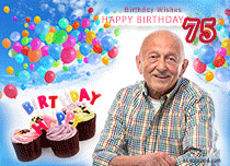 eCards  75th Birthday Wishes
