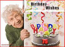 Free eCards, Birthday cards messages - 75th Birthday Wishes eCard