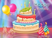 eCards Birthday Big Birthday Cake, Big Birthday Cake