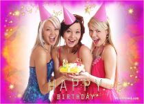 Free eCards, Happy Birthday cards - Cake and Wishes
