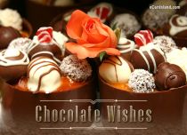 eCards Birthday Chocolate Wishes, Chocolate Wishes