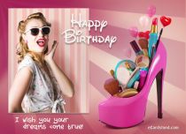 Free eCards, Happy Birthday cards - I Wish Your Dreams Come True
