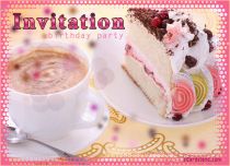 eCards Birthday Birthday Party Invitation, Birthday Party Invitation