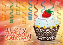 Free eCards, Happy Birthday ecards - Sweet Muffin