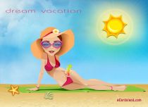 eCards Holidays Dream Vacation, Dream Vacation