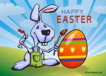 Free eCards - Cheerful Easter Bunny
