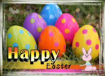 Free eCards, Easter e card - Colorful Eggs