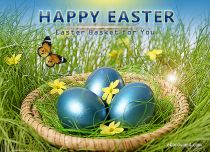 eCards Easter Easter Basket for You, Easter Basket for You