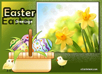 Free eCards, Easter e card - Easter Chicks Greetings