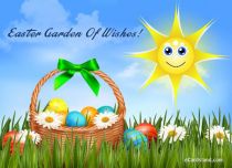 eCards Easter Easter Garden Of Wishes, Easter Garden Of Wishes