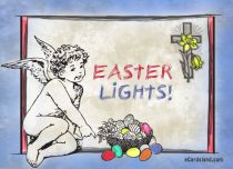 Free eCards, Easter e card - Easter Lights