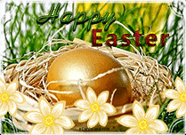 eCards Easter Golden Wish, Golden Wish
