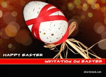 eCards  Invitation On Easter