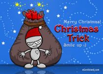 Free eCards, Christmas greeting cards - Christmas Trick