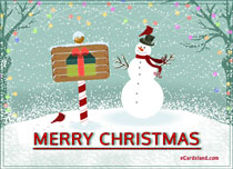 eCards  Merry Christmas Card