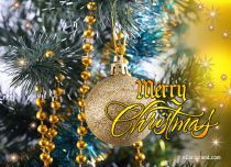 Free eCards, Merry Christmas e-cards - On the Christmas Tree