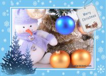 Free eCards, Christmas funny ecards - Card from Snowman